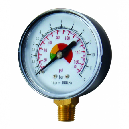 Accesorii si consumabile scule pneumatice - Manometru 0-12 bar 1/4