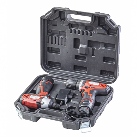 Set masina gaurit - insurubat + surubelnita cu impact 12V 2 x 1.5Ah RD-CDIDL01 [1]