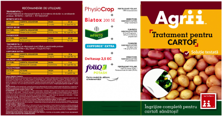 Pesticide - Agrii Pack - tratament pentru cartof , mană , gândacul de colorado