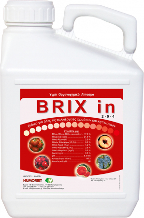 Regulatori naturali de crestere - Biostimulator lichid pentru maturizare-coacere fructe-legume BRIX-IN - 5 litri