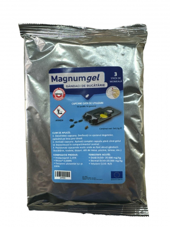 Igiena publica - Capcana Magnum impotriva gandacilor - 3 bucati ( 3 x 2.5g) - 7.5 grame