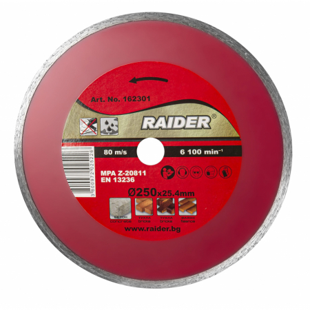 Masini de gradinarit - Disc diamantat continuu WET 250x25.4mm