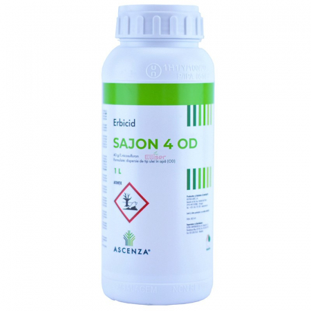 Pesticide - Erbicid porumb SAJON 4 OD, Postemergent - 1 litru