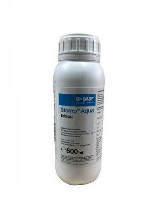 Erbicide preemergente - Erbicid Stomp Aqua - 500 ml, preemergent, selectiv, Porumb, Floarea Soarelui, Grau, Ceapa, Vita de vie