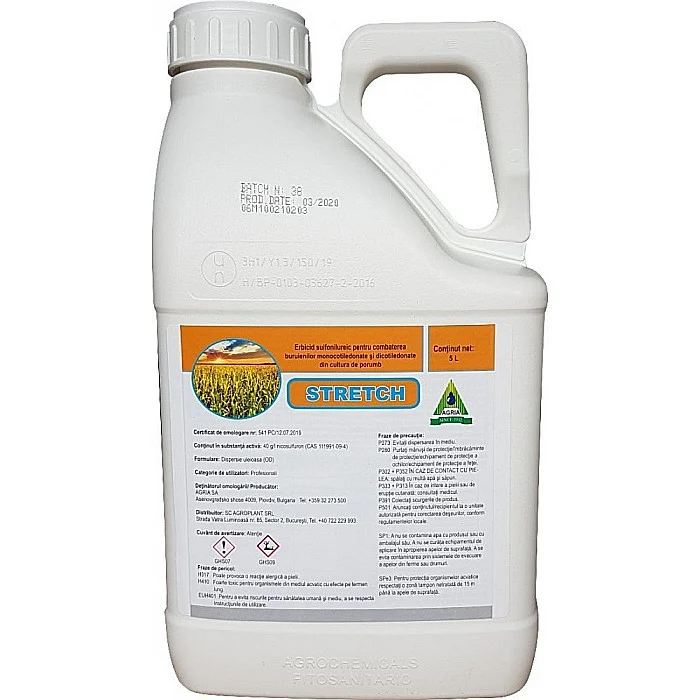 Pesticide - Erbicid STRETCH OD - 5 litri,  postemergent, porumb