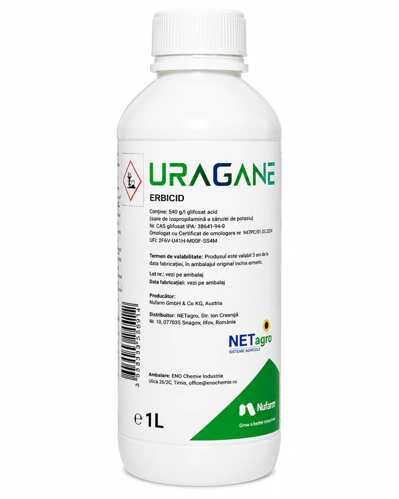 Erbicid total - Erbicid total URAGANE 540 g/l -  1 litru