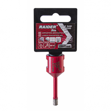Masini de gradinarit - Freza diamantata pentru frezare uscata M14 x 6 mm