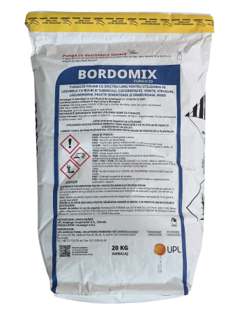 Fungicide - Fungicid Bordomix, contact - 20 kilograme , vita de vie , legume, mana
