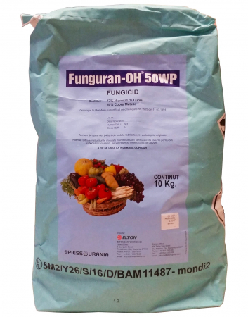 Fungicide - Fungicid Funguran  OH 50 WP - 10 kilograme , contact