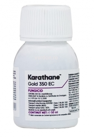 Fungicide - Fungicid Karathane Gold 350 EC - 50 ml, contact, castraveti, vita de vie
