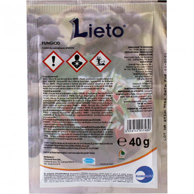 Pesticide - Fungicid Lieto, sistemic - 40 grame