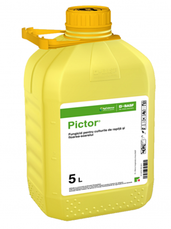 Fungicide - Fungicid PICTOR, Sistemic, Floarea Soarelui, Putregaiul Cenusiu, Fainare - 5 litri