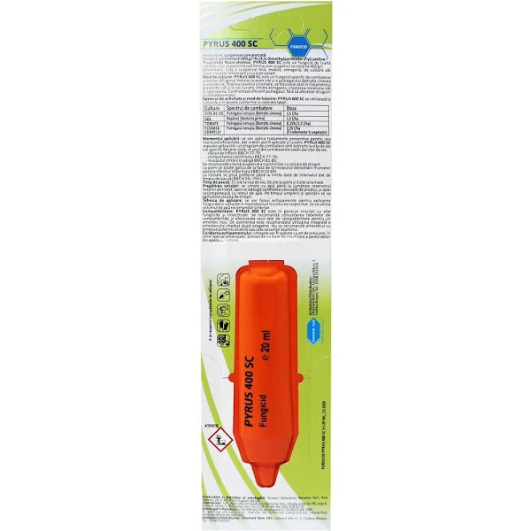 Fungicide - Fungicid Pyrus 400 SC (  PAPYRUS 400 SC) , contact - 20 ml