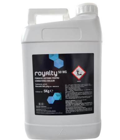 Pesticide - Fungicid ROYALTY 50WG - 5 kilograme, sistemic, rapita