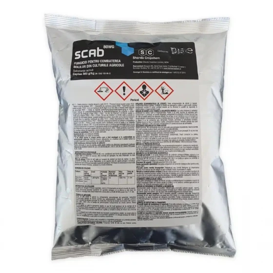 Fungicide - Fungicid SCAB 80 WG - 5 KG, pomi fructiferi