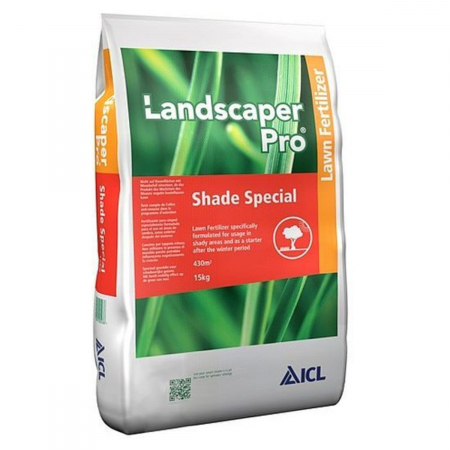 Ingrasaminte N-P-K - Ingrasamant gazon Landscaper Pro SHADE SPECIAL 11-05-05+8 Fe, anti-muschi, eliberare lenta 2-3 luni, sac 15 kg