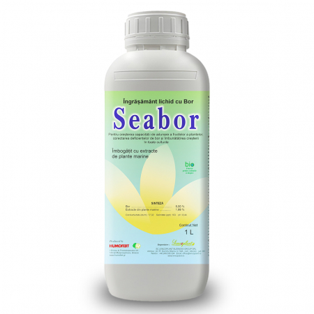 Bioingrasaminte pentru aplicatii speciale - Îngrășământ lichid cu bor - Seabor 1 litru , culturi multiple