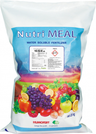 Ingrasaminte N-P-K - Ingrasamint Nutri-Meal 10-52-8+double TE + aminoacizi - sac 25 Kg