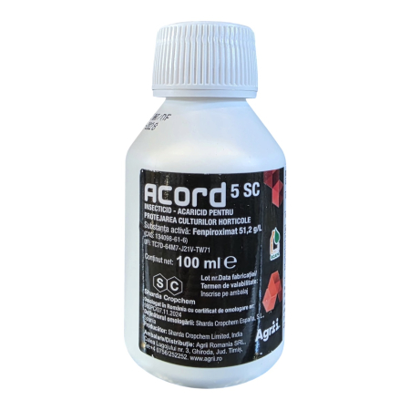 Insecticide-Acaricide - Insecticid-acaricid ACORD 5 SC - 100 ml , tomate, vinete, ardei, vita de vie