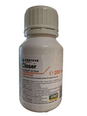 Insecticide-Acaricide - Insecticid Closer 120 SC - 200 ml, contact, ingestie
