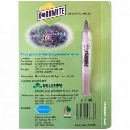 Insecticide-Acaricide - Insecticid Koromite, contact - 500 ml