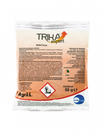 Insecticide-Acaricide - Insecticid Trika Expert, contact, ingestie - 50 grame