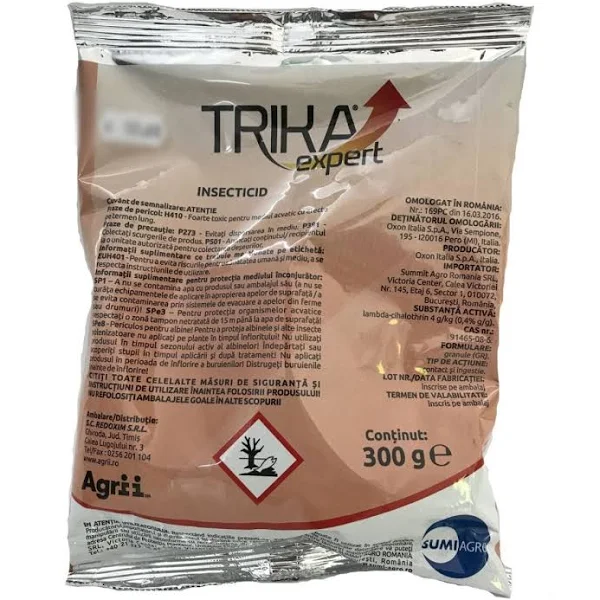 Pesticide - Insecticid Trika Expert, contact, ingestie - 300 grame