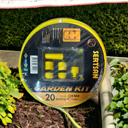 Furtun picurare - Kit furtun pentru grădină 12.5mm (1/2'') x 20m