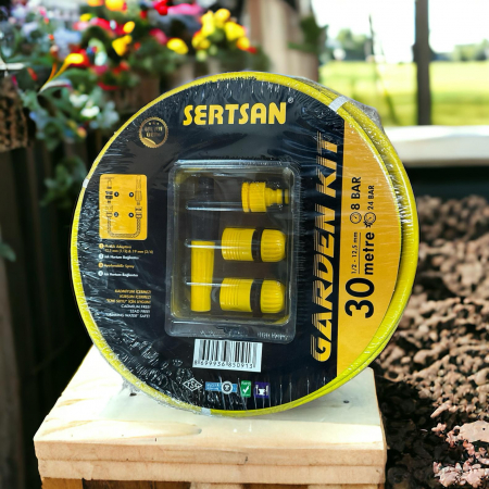 Furtun picurare - Kit furtun pentru grădină 12.5mm (1/2'') x 30m