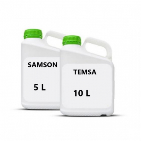 Pesticide - Pachet Samson Total ( 5 litri erbicid Samson Extra 6 OD + 10 litri erbicid Temsa SC ), postemergent
