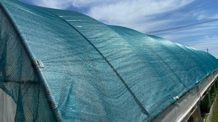 Plasa de umbrire - Plasă de umbrire verde - grad umbrire 35% - lățime 1,5 m - rolă 100 metri