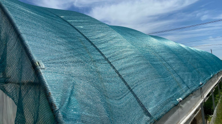 Plasa de umbrire - PLASĂ DE UMBRIRE verde inchis - grad umbrire 35% -  lățime 8,0 m - rolă 50 metri