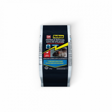 Rodenticide - Raticid MURIBROM - 150 gr , pasta raticida impotriva rozatoarelor