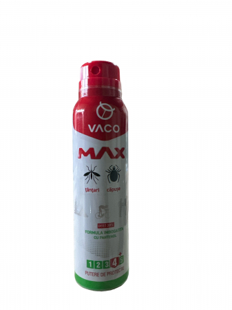Igiena publica - Repelent impotriva muscaturilor de tantari si capuse, Vaco Max spray, 100 ml