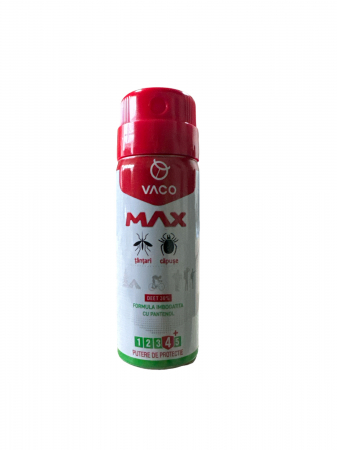 Igiena publica - Repelent impotriva muscaturilor de tantari si capuse, Vaco Max spray, 50 ml