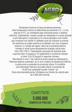 Seminte de lucerna Dobrogea C1 - 10 kg Fito Start [1]