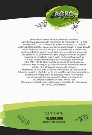 Seminte de lucerna Dobrogea C1 - 10 kg Fito Start [2]