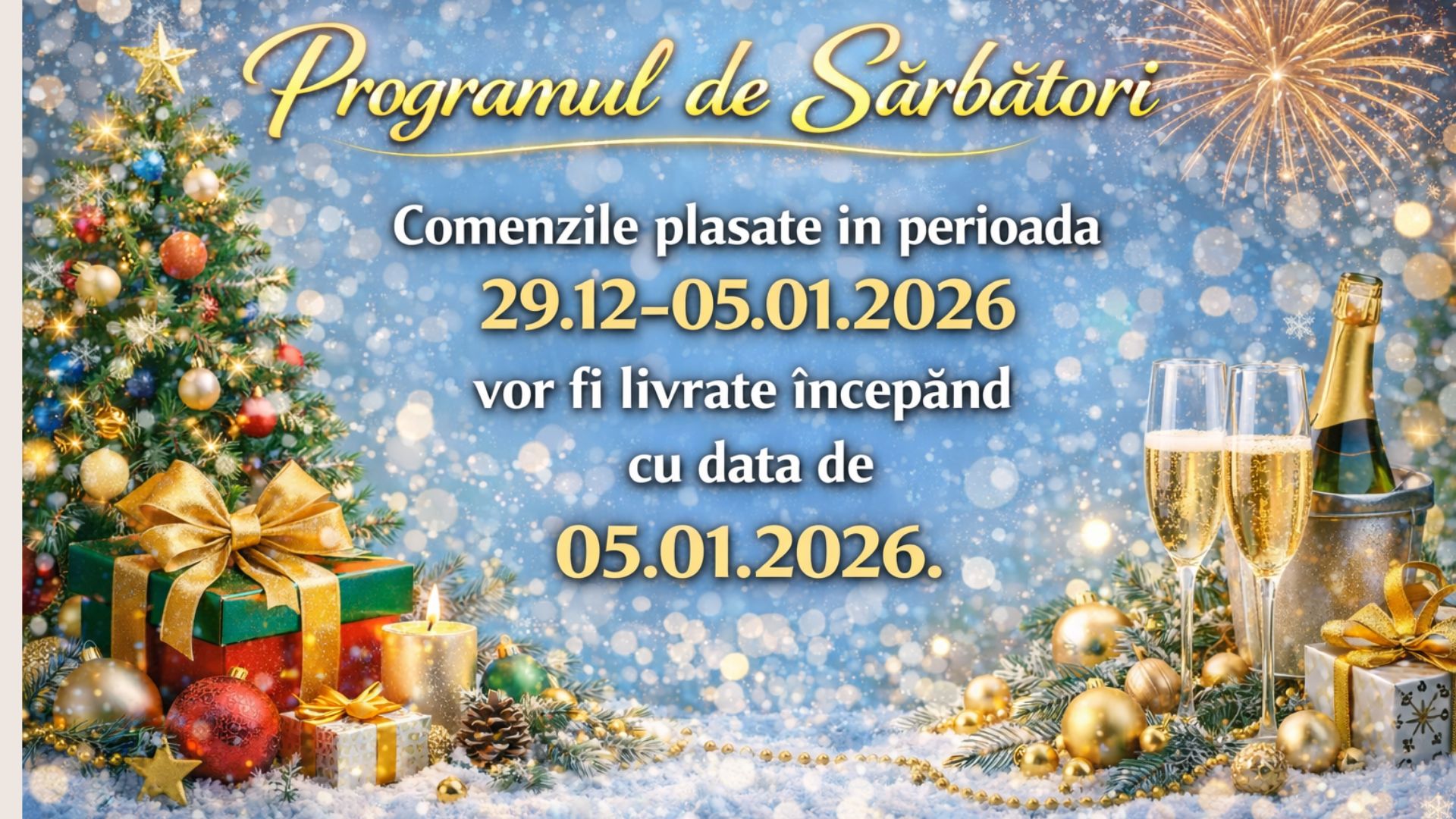 PROGRAM DE SARBATORI