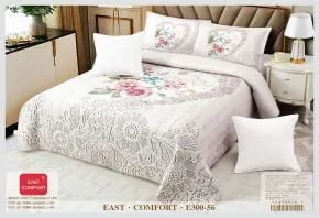 Cuvertura de pat matlasată,3D,din finet-E356 [2]