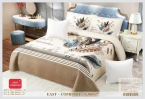 Cuvertura de pat matlasată,3D,din finet-E357 [1]