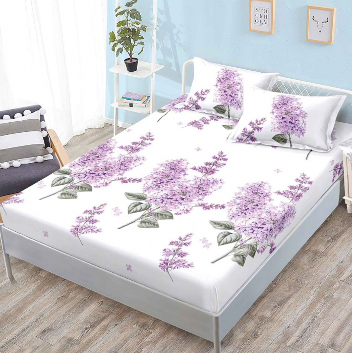 Husa de pat din Finet cu Elastic 160x200 cm-W28 [1]