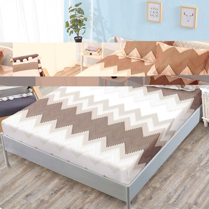 Husa de pat din Finet cu Elastic 160x200 cm-W29 [1]