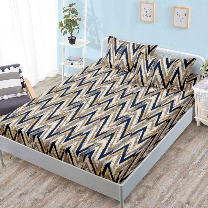 Husa de pat din Finet cu Elastic 160x200 cm-W56 [1]