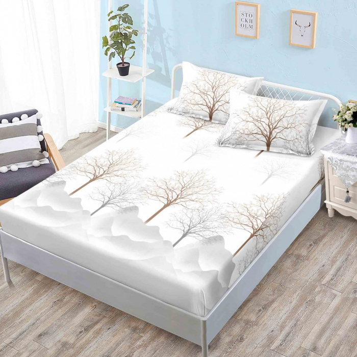Husa de pat din Finet cu Elastic 160x200 cm-W6 [1]