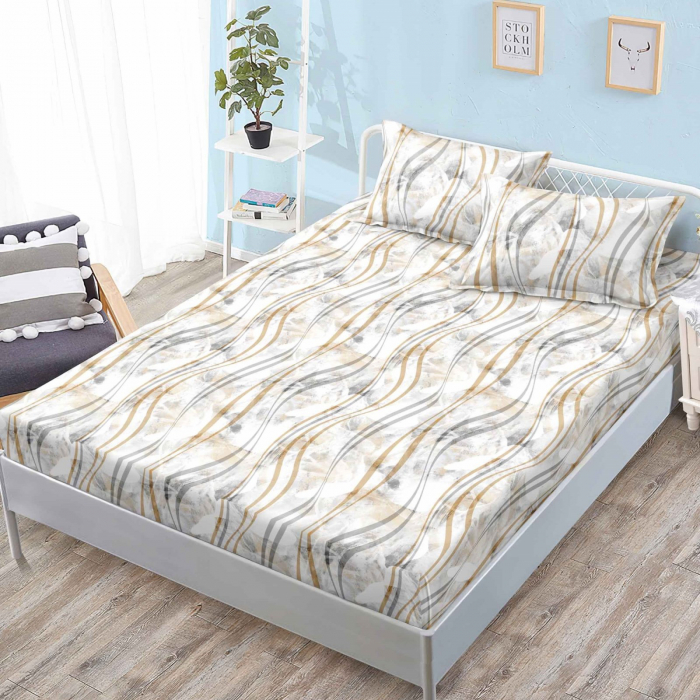 Husa de pat din Finet cu Elastic 160x200 cm-W61 [1]
