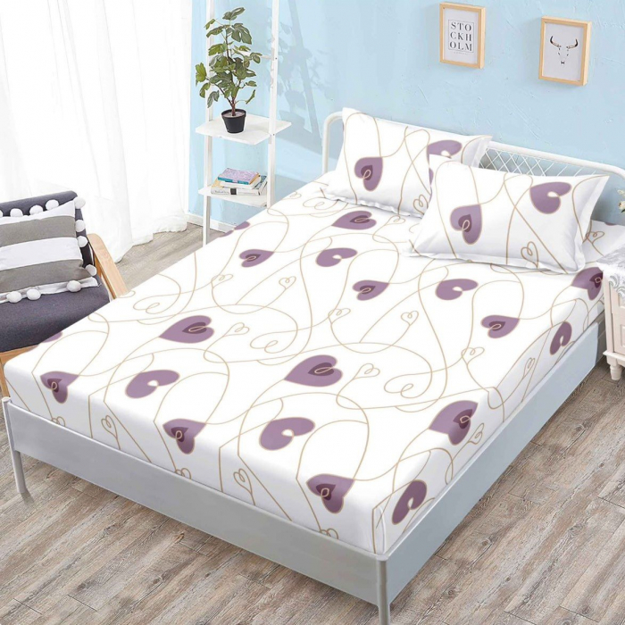 Husa de pat din Finet cu Elastic 160x200 cm-W7 [1]