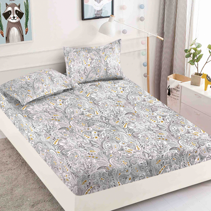 Husa de pat din Finet cu elastic+ 2 fete  de perna 180x200 -H20 [1]