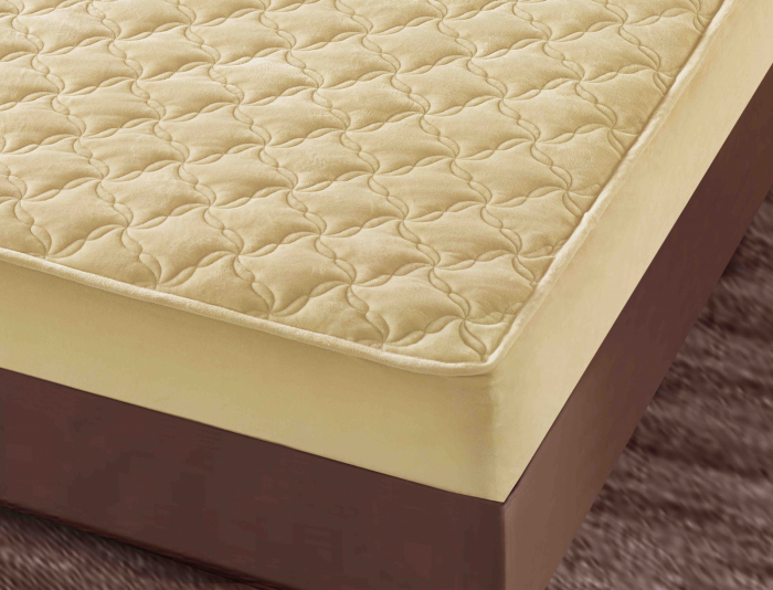 Husa tip Topper cu elastic din catifea 140x200 -TJ550 [3]
