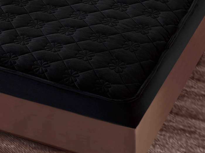 Husa tip Topper cu elastic din catifea 140x200 -TJ555 [3]