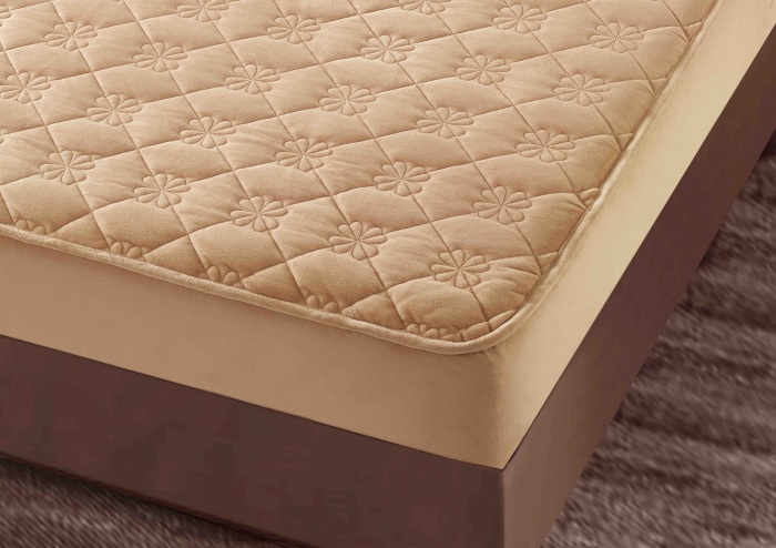 Husa tip Topper cu elastic din catifea 140x200 -TJ557 [3]